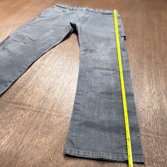 Dickies Carpenter Pants 32x30 Grey Canvas Workwear Straight Leg K394723 - Picture 8 of 12